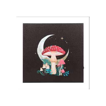 Forest Mushroom Light Up Canvas Plaque