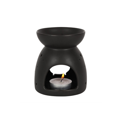 Black Cauldron Cut Out Oil Burner