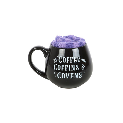 Coffee, Coffins & Covens Mug and Socks