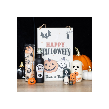 Decorative Witches Brew Glass Potion Bottle