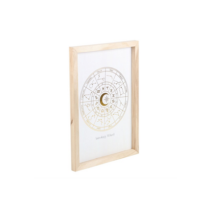 Off White Astrology Wheel Framed Wall Art Print