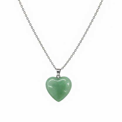 Gemstone Heart Necklace