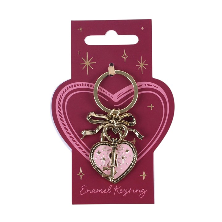 Lock and Key Keyring