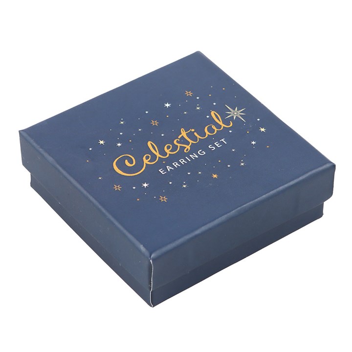 Three Piece Celestial Earring Set