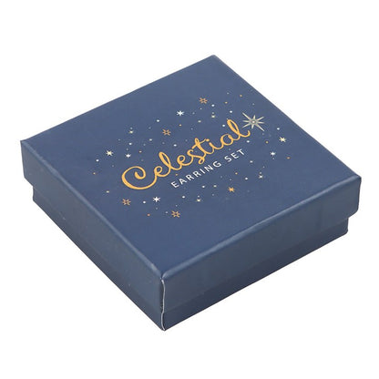 Three Piece Celestial Earring Set