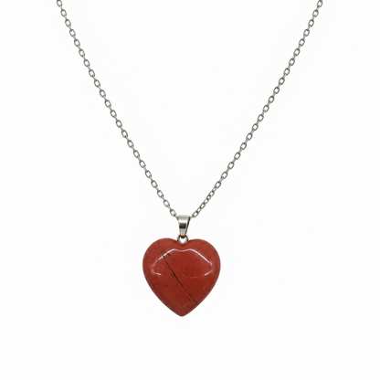 Gemstone Heart Necklace