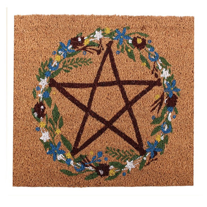 Natural Solstice Wreath Doormat