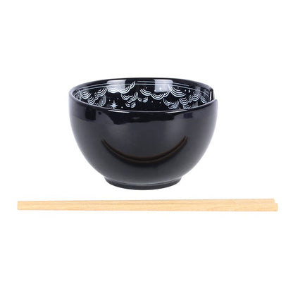 Spellbound Sky Noodle Bowl and Chopsticks Set
