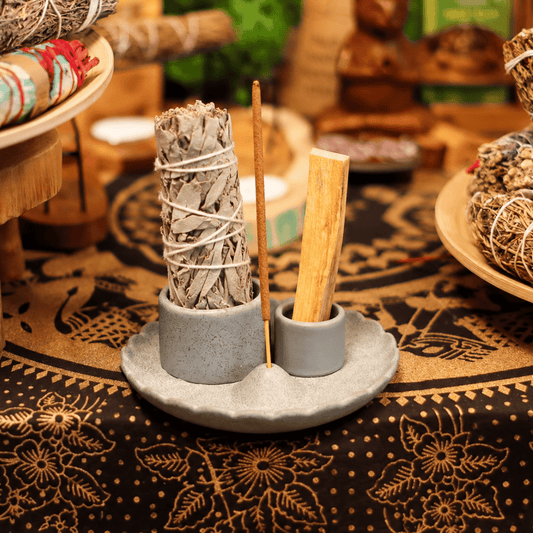 Stick & Smudge Holder Bundle  - Cleansing