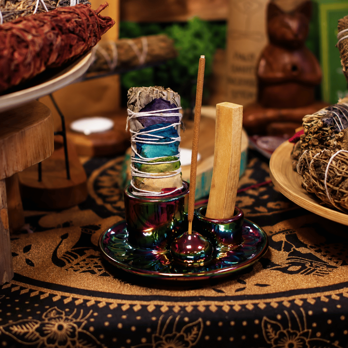 Stick & Smudge Holder Set - Harmony