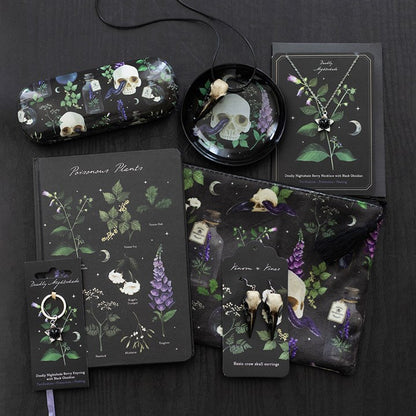 Venom & Vines Print Makeup Bag
