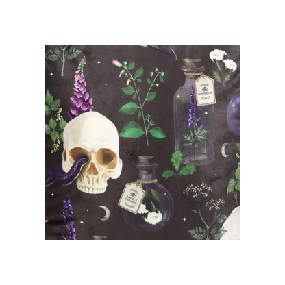 35cm Square Venom & Vines Print Cushion