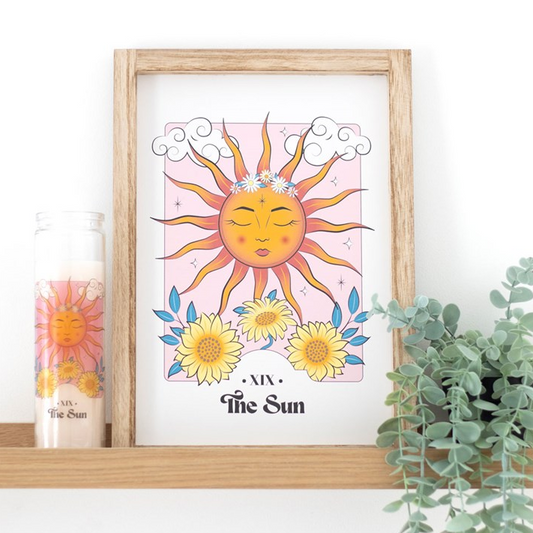 The Sun Celestial Framed Wall Print
