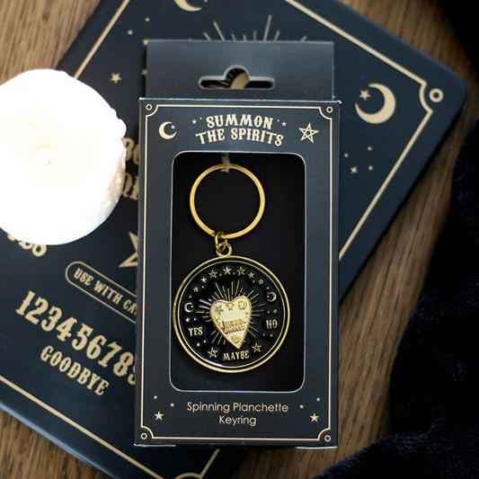 Spinning Talking Board Planchette Keyring