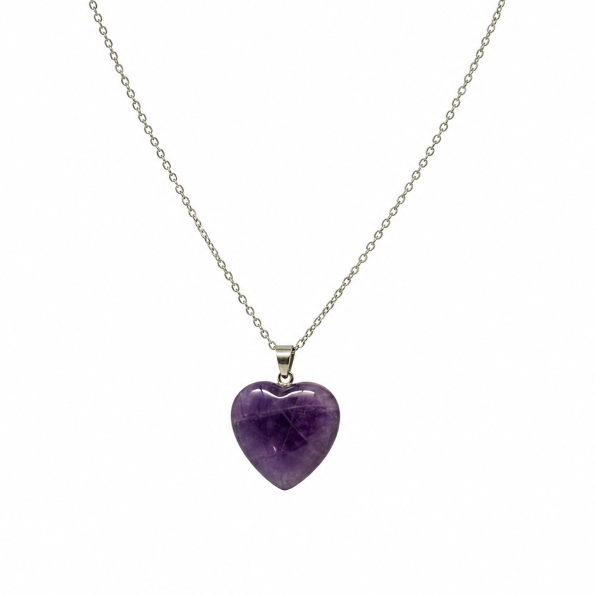 Gemstone Heart Necklace