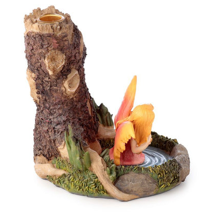 Backflow Incense Burner - Tree Fairy Lake