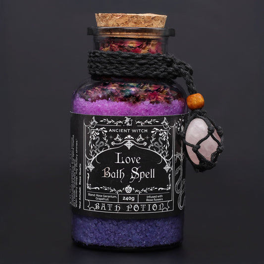 Ancient Witch Bath Potion - Rose Quartz - Love