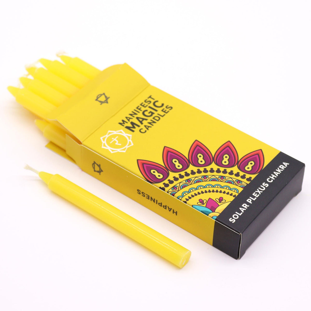 Yellow Manifest Magic Candles - Solar Plexus Chakra