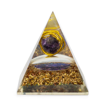 Orgonite Pyramids - Wrapped Amethyst