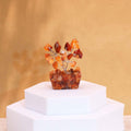 Mini Gemstone Tree On Orgonite Base - Carnelian (15 stones)