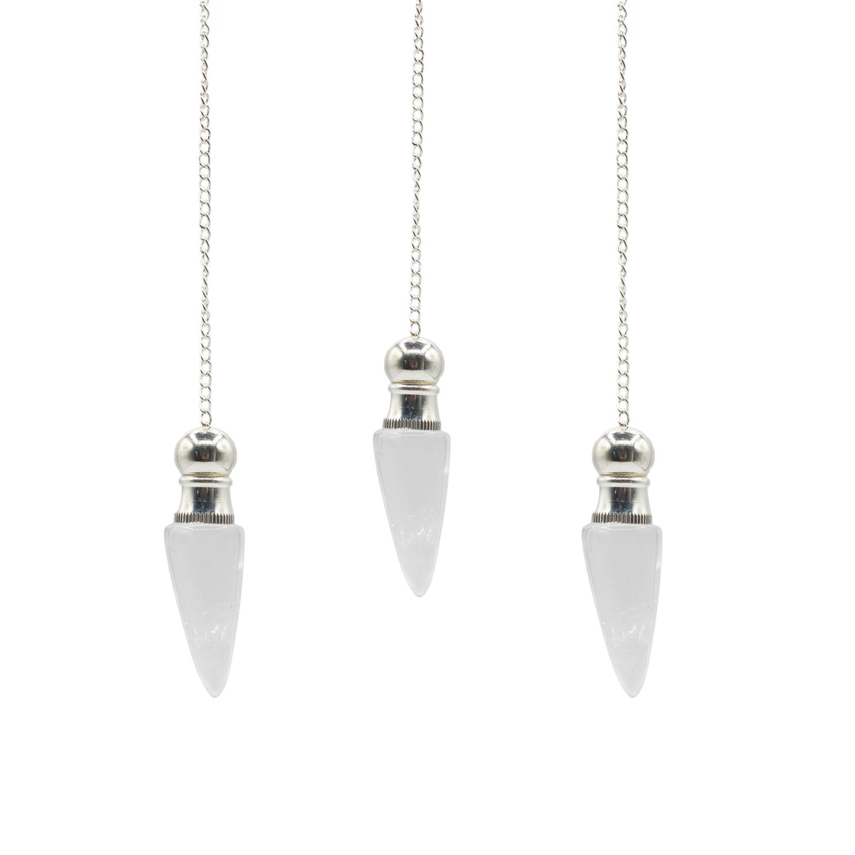 Secret Cavity Discovery of Truth Pendulum - Clear Quartz