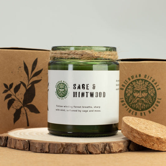 Woodwick Soy Candle - Sage & Mintwood