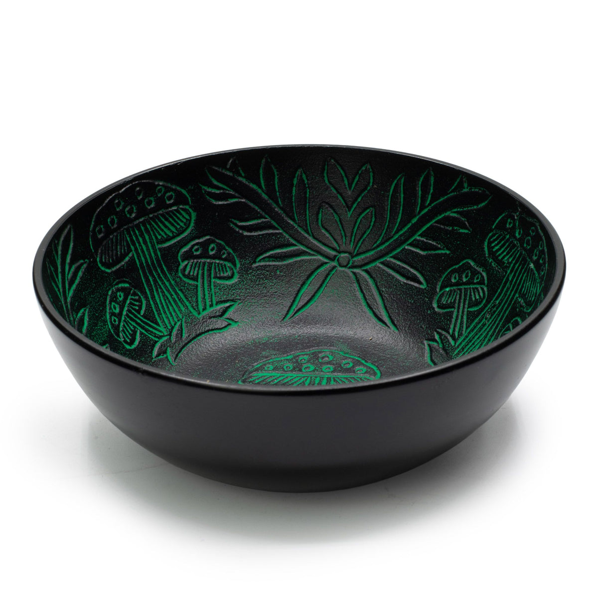 Aluminum Singing Bowl - Magic Mushroom - Green