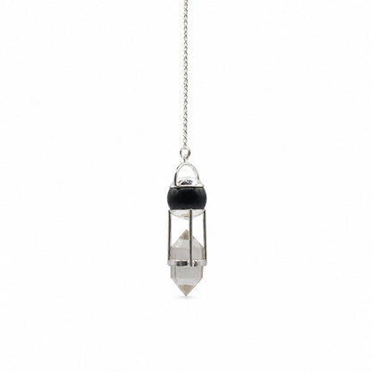 Double Power Pendulum - Obsidian Globe