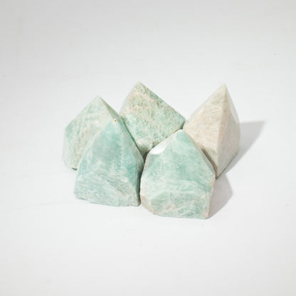 Indian Amazonite Gemstone Top Polished Points