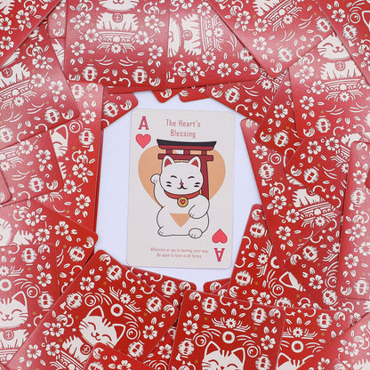 Fortune Cats Oracle Cards - Maneki Neko Deck