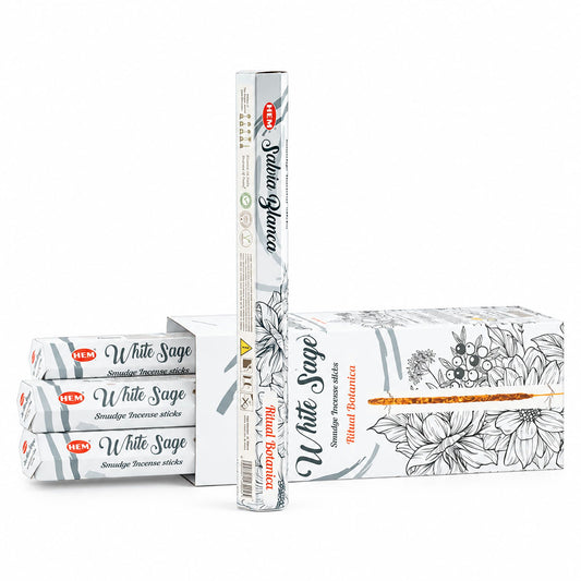 HEM Hexagonal Incense - Smudge  - White Sage