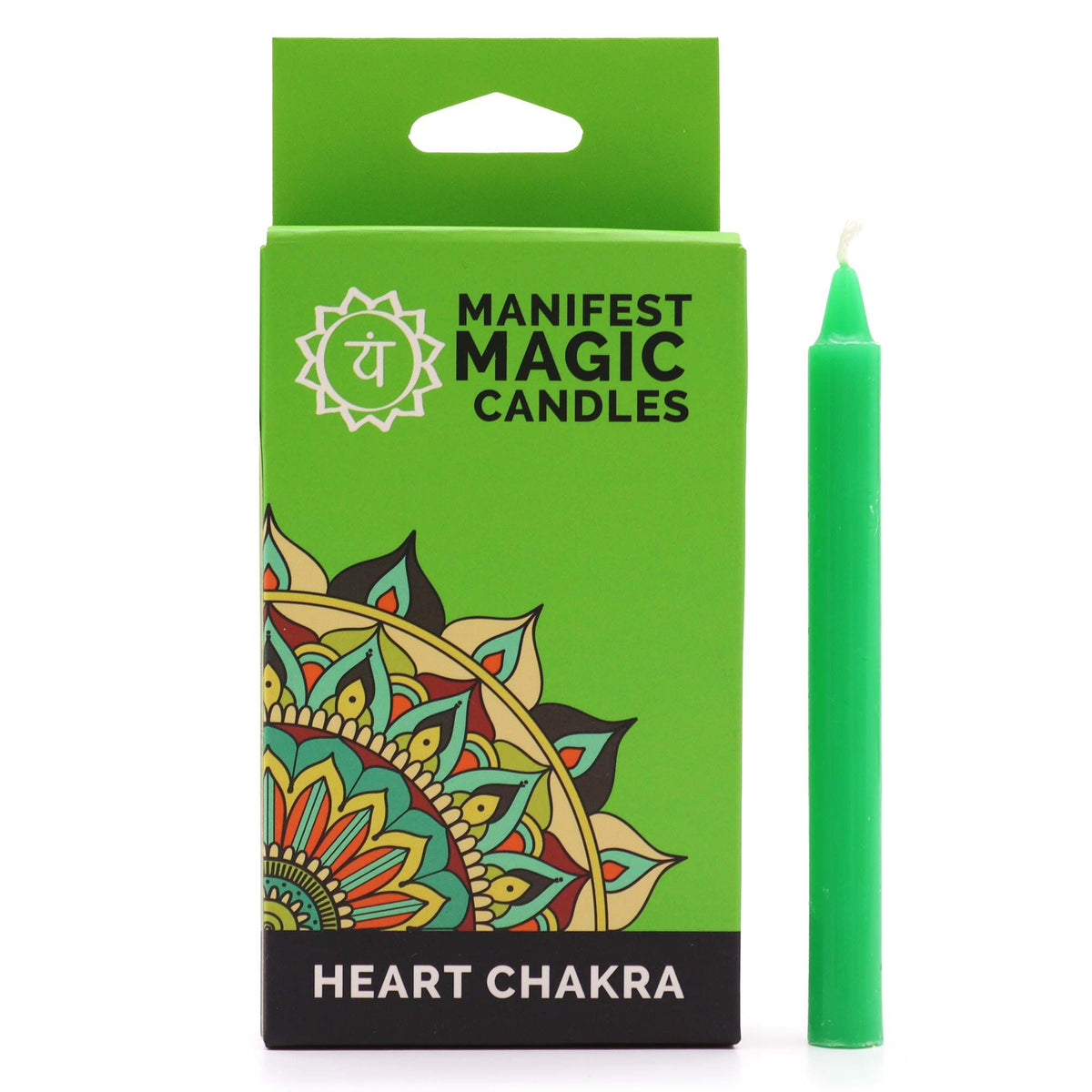 Green Manifest Magic Candles - Heart Chakra