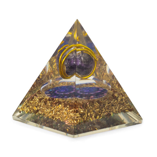 Orgonite Pyramids - Wrapped Amethyst
