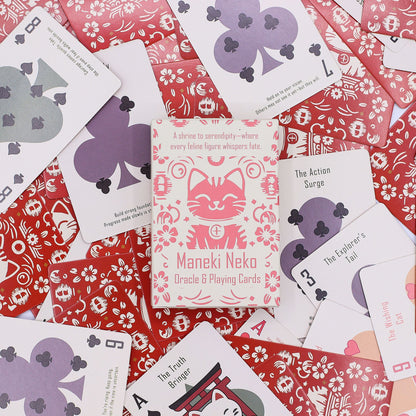 Fortune Cats Oracle Cards - Maneki Neko Deck