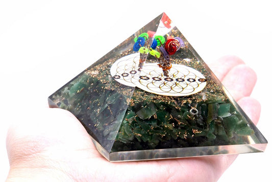 Orgonite Pyramid - Green Aventurine