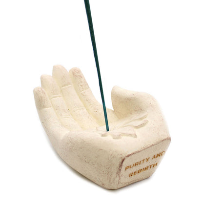 Hand Incense Burner - Lotus