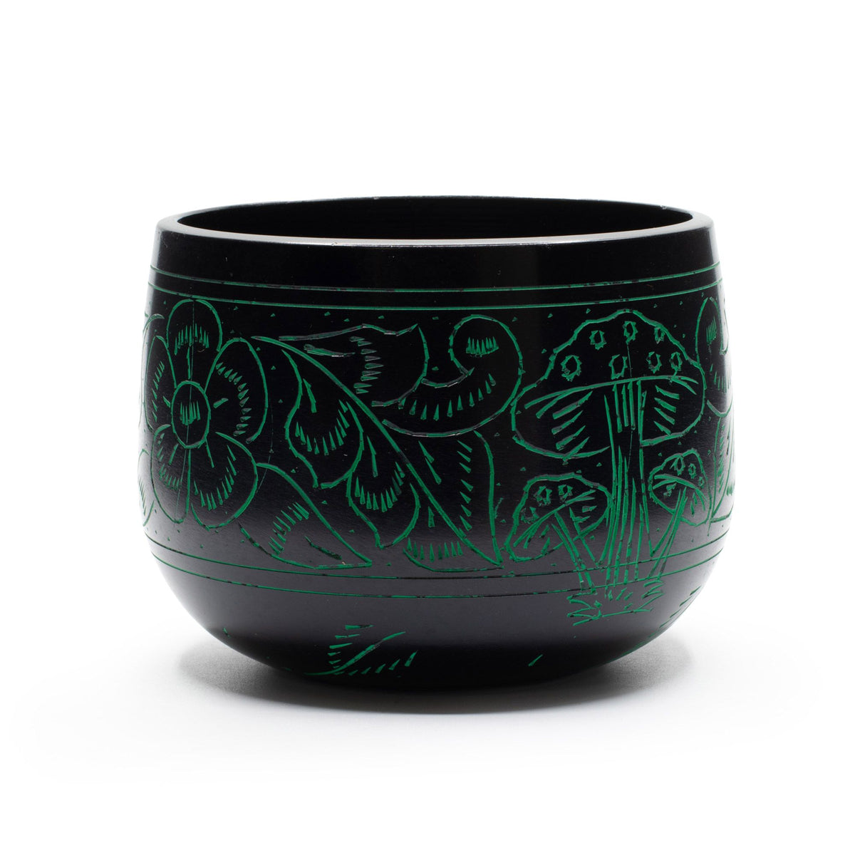 Cauldron Singing Bowl - Magic Mushroom - Green