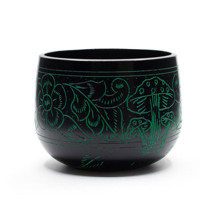 Cauldron Singing Bowl - Magic Mushroom - Green