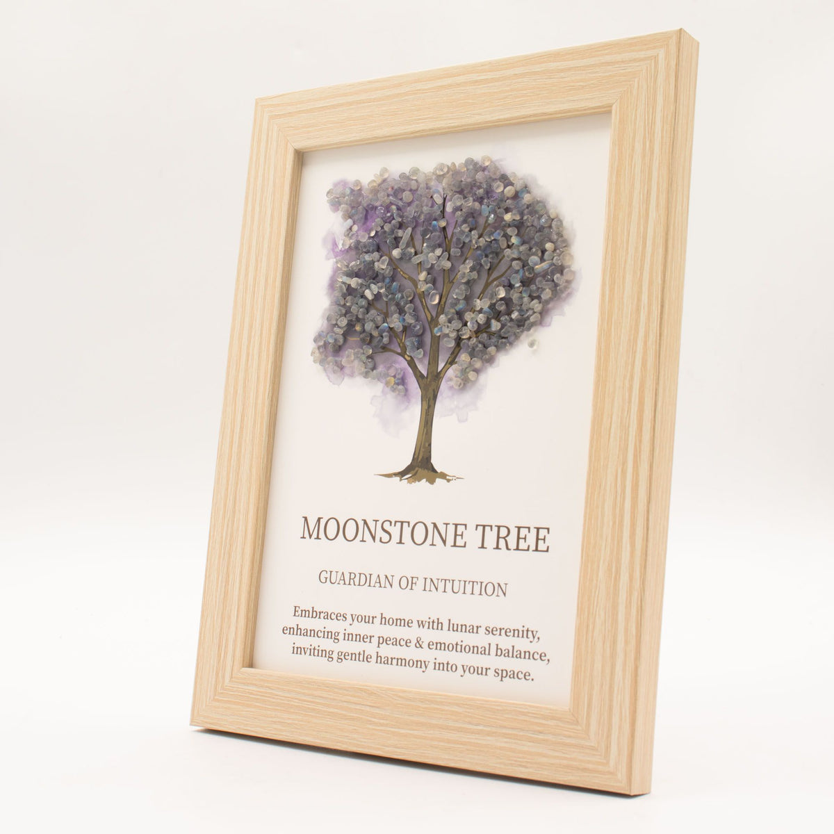 Gemstone Picture - Tree of Life - Moonstone
