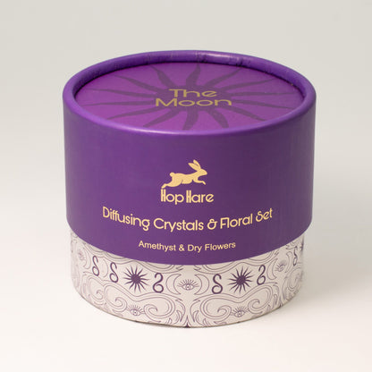 Diffusing Crystals & Floral Set - The Moon