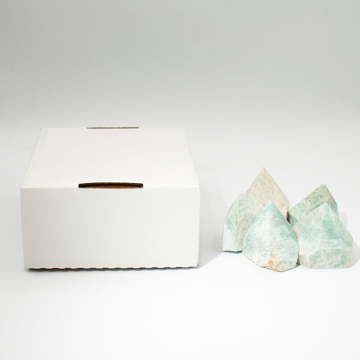 Indian Amazonite Gemstone Top Polished Points