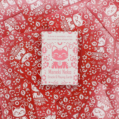Fortune Cats Oracle Cards - Maneki Neko Deck