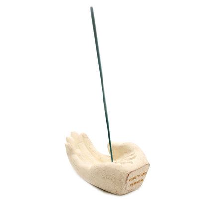 Hand Incense Burner - Lotus