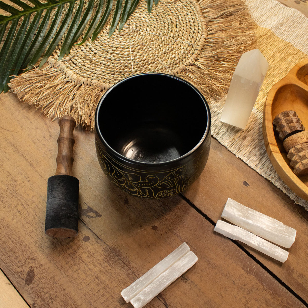 Cauldron Singing Bowl - Magic Mushroom - Yellow