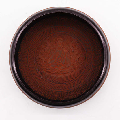 Singing Bowl - Clay Om Buddha