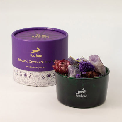 Diffusing Crystals & Floral Set - The Moon