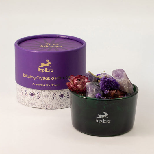 Diffusing Crystals & Floral Set - The Moon