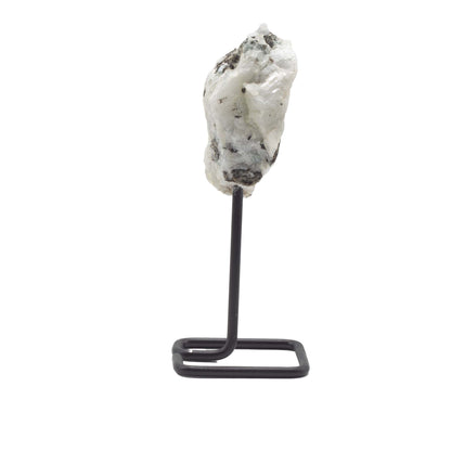 Mineral Specimen on Metal Stand - Rainbow Moonstone