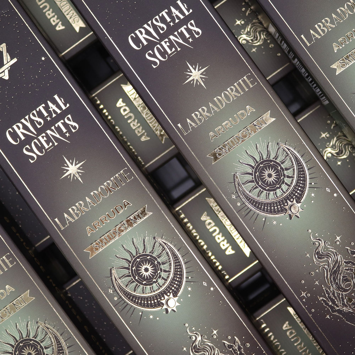 Labradorite Crystal Scents Smudge Incense - Arruda