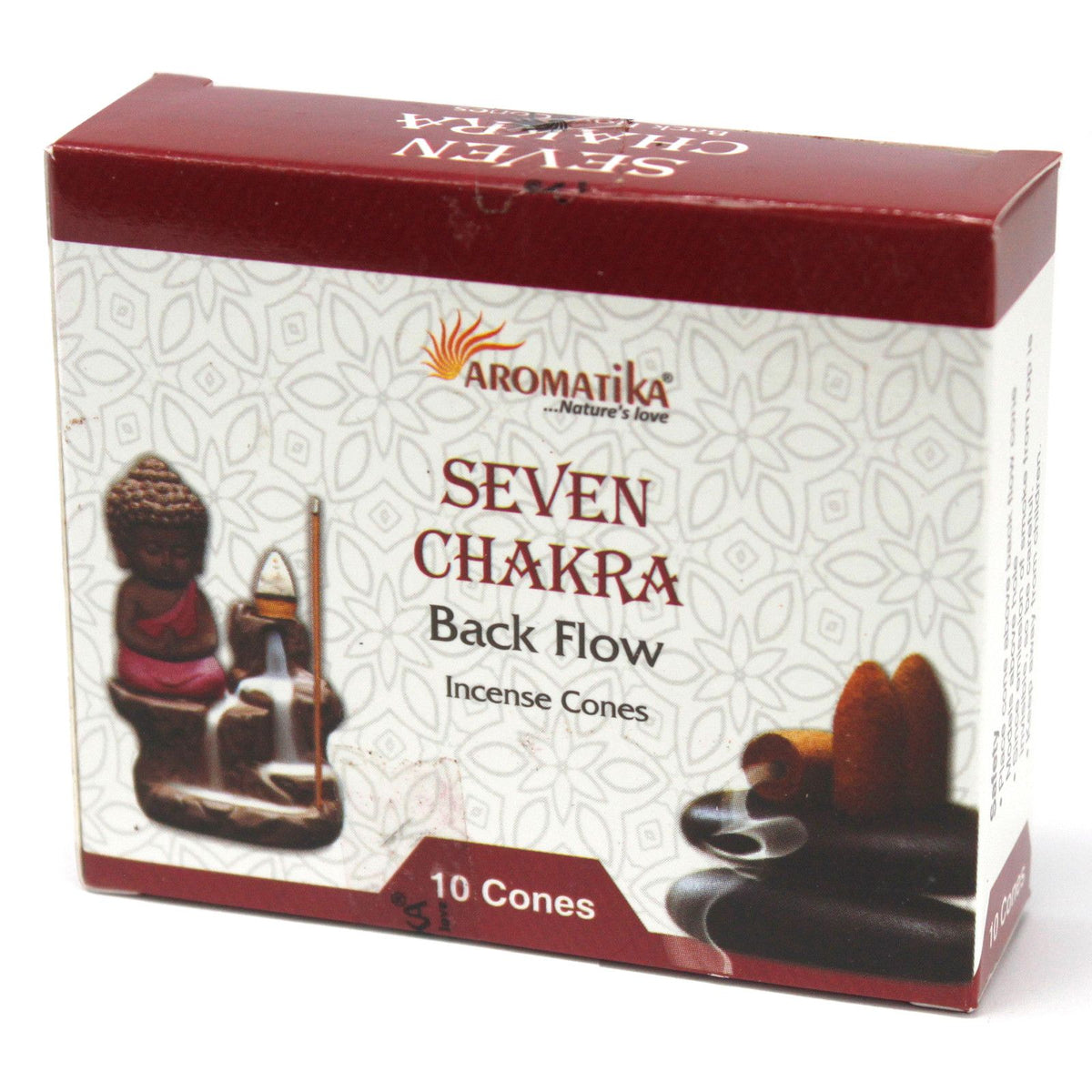Aromatika Backflow Incense Cones - 7 Charkras